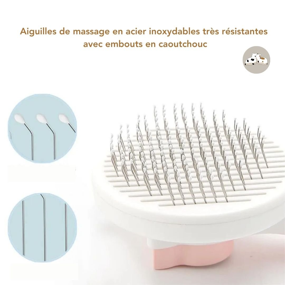 Brosse auto nettoyante pour chat | KittyBrush™ - Des Idées Pour Chat