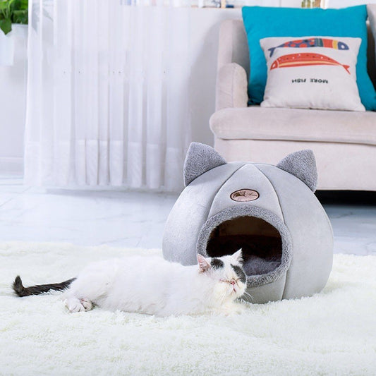 ComfyHouse™ - Niche pour chat ultra confortable - Des Idées Pour Chat